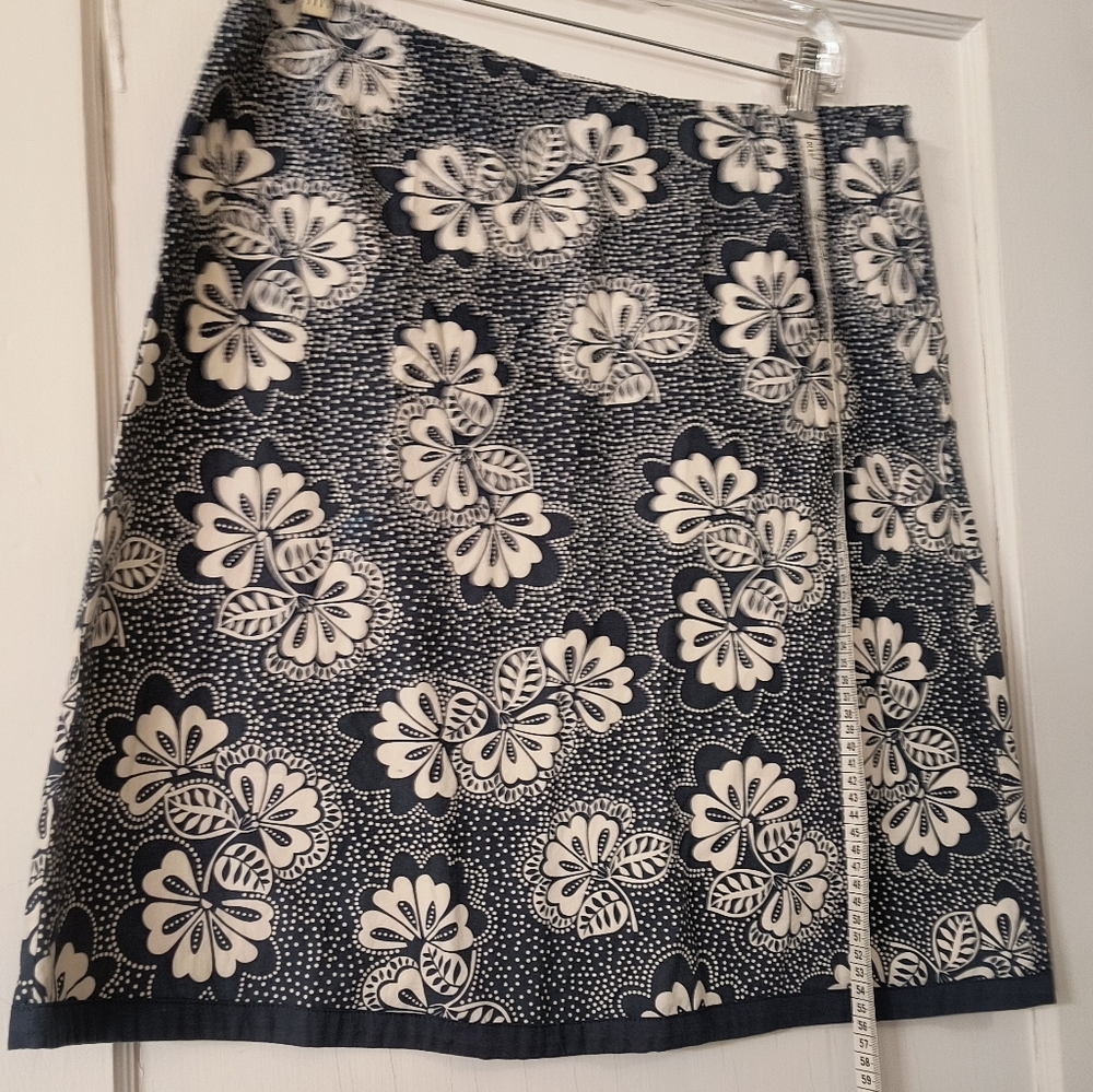 Boden Lined A-line Cotton Skirt Size 14